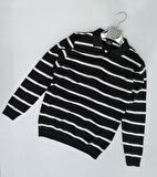 Polo Yaka Uzun Kol Erkek Örme Triko-7166