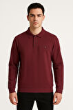Ercan Regular Fit Polo Yaka Uzun Kol Sweatshirt - 7418