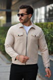 Classics Men Slim Fit Erkek Fermuarlı Mevsimlik Ceket - 7423