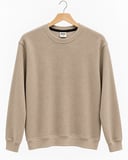 Basic Bisiklet Yaka Relaxed Regular Erkek Örme Doku Sweatshirt - 7774