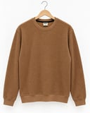 Basic Bisiklet Yaka Relaxed Regular Erkek Örme Doku Sweatshirt - 7774