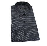 Atilla Özer Lacivert Klasik Uzun Kol Erkek Gömlek-6859