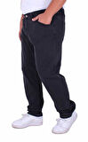 Regular Fit Likralı Büyük Beden Erkek Jean Pantolon-7205