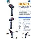 Henex HC-2000s-1d Tek Çizgili Lazer Barkod Okuyucu 