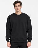 Basic Bisiklet Yaka Relaxed Regular Erkek Sweatshirt - 7773