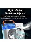 Hava Nemlendirici Buhar Makinesi Su Soğutmalı Vantilatör YEŞİL