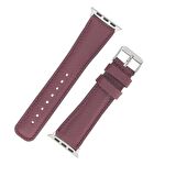 Bouletta Apple Watch Uyumlu Deri Kordon 42-44-45mm FL6 Bordo
