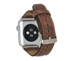 Bouletta Apple Watch Uyumlu Deri Kordon 42-44-45mm G2 Kahverengi