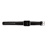 Bouletta Apple Watch Uyumlu Deri Kordon 42-44-45mm Kroko Siyah