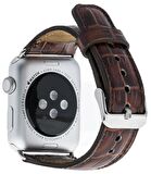 Bouletta Apple Watch Uyumlu Deri Kordon 42-44-45mm Croco YK06