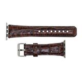 Bouletta Apple Watch Uyumlu Deri Kordon 42-44-45mm Croco YK06