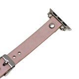 Bouletta Apple Watch Uyumlu Deri Kordon 38-40-41mm ST NU2 Pembe