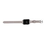 Bouletta Apple Watch Uyumlu Deri Kordon 38-40-41mm Ferro ST ERC3 Gri