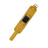 Bouletta Apple Watch Uyumlu Deri Kordon 42-44-45mm Cuff FL12 Sarı