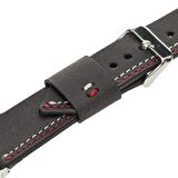 Bouletta Apple Watch Uyumlu Deri Kordon 38-40-41mm BA3 TN01 Siyah