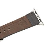 Bouletta Apple Watch Uyumlu Deri Kordon 38-40-41mm BA3 TN01 Siyah