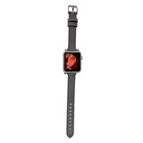 Bouletta Apple Watch Uyumlu Deri Kordon 38-40-41mm Ferro RST9 Gri