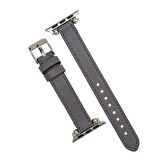 Bouletta Apple Watch Uyumlu Deri Kordon 38-40-41mm Ferro RST9 Gri
