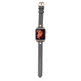 Bouletta Apple Watch Uyumlu Deri Kordon Ferro 38-40-41mm RT RST9 Gri