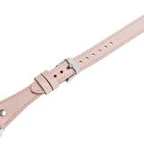 Bouletta Apple Watch Uyumlu Deri Kordon 38-40-41mm Slim Double Tour ST NU1 Pembe