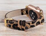 Bouletta Apple Watch Uyumlu Deri Kordon 38-40-41mm GT LEO1N