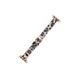 Bouletta Apple Watch Uyumlu Deri Kordon 38-40-41mm GT LE02 Leopar