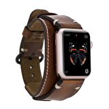 Bouletta Apple Watch Uyumlu Deri Kordon 42-44-45mm Cuff Pulsar RST2EF