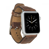 Bouletta Apple Watch Uyumlu Deri Kordon 38-40-41mm G2 Kahverengi