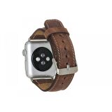Bouletta Apple Watch Uyumlu Deri Kordon 38-40-41mm G2 Kahverengi