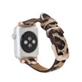 Bouletta Apple Watch Uyumlu Deri Kordon 38-40-41mm RT LEO1N