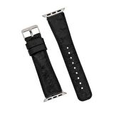 Bouletta Apple Watch Uyumlu Deri Kordon 42-44-45mm DE5 Siyah