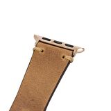 Bouletta Apple Watch Uyumlu Deri Kordon 38-40-41mm Roma G19 Taba