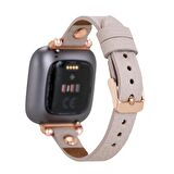 Bouletta Apple Watch Uyumlu Deri Kordon 42-44-45mm RT ERC3 Bej