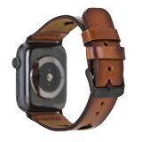 Bouletta Apple Watch Uyumlu Deri Kordon 42-44-45mm Avesta RST2EF Taba