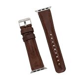 Bouletta Apple Watch Uyumlu Deri Kordon 42-44-45mm VS5 Kahverengi
