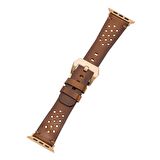 Bouletta Apple Watch Uyumlu Deri Kordon Vigo 42-44-45mm RST2EF Taba