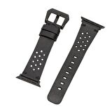 Bouletta Apple Watch Uyumlu Deri Kordon Vigo 42-44-45mm RST1 Siyah