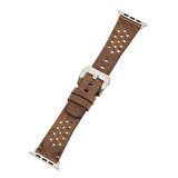 Bouletta Apple Watch Uyumlu Deri Kordon Vigo 42-44-45mm G2 Kahve