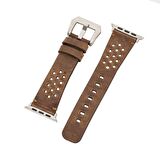 Bouletta Apple Watch Uyumlu Deri Kordon Vigo 42-44-45mm G2 Kahve