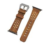 Bouletta Apple Watch Uyumlu Deri Kordon Vigo 42-44-45mm G19 Taba