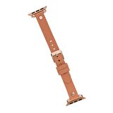 Bouletta Apple Watch Uyumlu Deri Kordon 42-44-45mm Ferro RT NU3 Pembe