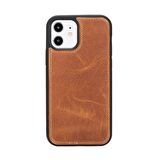 Apple iPhone 12 Uyumlu Deri Cüzdanlı Kılıf G19 Taba