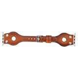 Bouletta Apple Watch Uyumlu Deri Kordon Ronda 38-40-41mm Slim ST RST2EF Taba