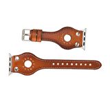 Bouletta Apple Watch Uyumlu Deri Kordon Ronda 38-40-41mm Slim ST RST2EF Taba