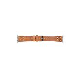Bouletta Apple Watch Uyumlu Deri Kordon Cross 42-44-45mm ST V18 Taba