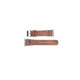 Bouletta Apple Watch Uyumlu Deri Kordon Cross 42-44-45mm ST TN02 Kahve