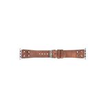 Bouletta Apple Watch Uyumlu Deri Kordon Cross 42-44-45mm ST TN02 Kahve