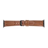 Bouletta Apple Watch Uyumlu Deri Kordon 42-44-45mm NM3-AS2 Taba