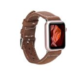 Bouletta Apple Watch Uyumlu Deri Kordon 42-44-45mm NM1-AS2 Taba