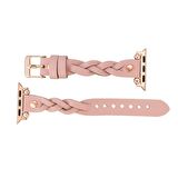 Bouletta Apple Watch Uyumlu Deri Kordon Wanda 38-40-41mm RT NU2 Pembe